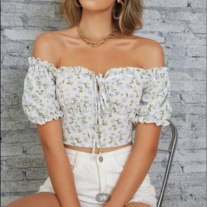 NWOT | SHEIN | Crop Top | Size: XS | Color: White